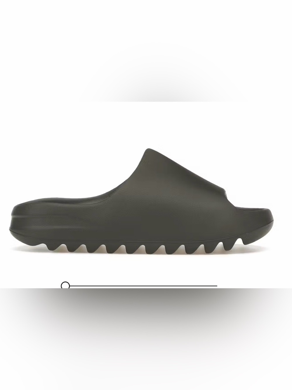 YZY Adidas Slide in Onyx